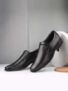 Valentino Men Square Toe Formal Slip On Shoes