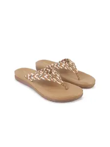 WALKWAY by Metro Women Woven Design Open Toe Flats