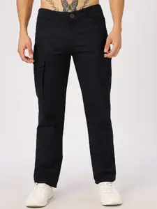 NEVER NEUD Men Relaxed Fit Ribstop Heavy Duty Cargos Trousers