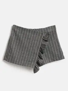 Chicco Girl's Striped Mid-Rise Shorts