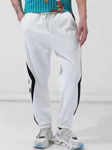 The Indian Garage Co Men Side Striped Loose Baggy Fit Applique Joggers