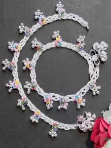 Dev Fashion Artificial Stones and Beads Anklet