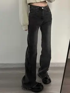 StyleCast Women Comfort Flared Mid-Rise Light Fade Jeans