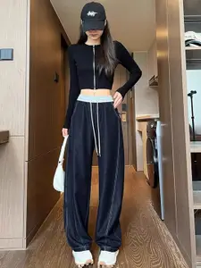 StyleCast Women Comfort Wide Leg High-Rise Stretchable Jeans