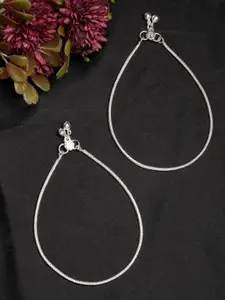 Anouk Silver-Plated Anklet Set Of 2