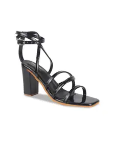 FAUSTO Women Strappy Party Block Heel Gladiators