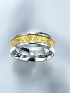 Aiza Men Silver Gilt Fusion Ring