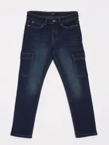 Allen Solly Junior Boys Slim Fit Mid-Rise Light Fade Stretchable Jeans