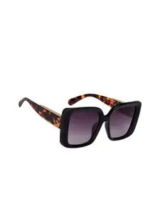 Vincent Chase Women Purple Lens & Black Square Sunglasses with