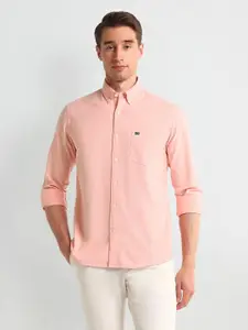 Arrow Sport Men solid Slim Fit cotton Casual Shirt