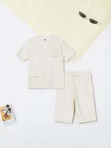 max Boys Short Sleeves T-shirt With Trousers