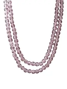 RICH AND FAMOUS Artificial Beaded Double Layer Statement Necklace