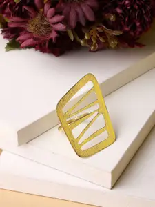 DressBerry Gold-Plated Adjustable Finger Ring