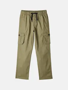 Octave Boys Cotton Cargo Track Pants