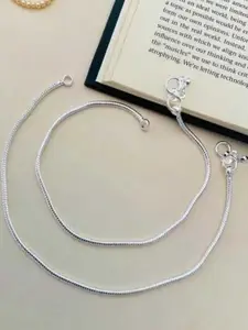 Dev Fashion silver Anklet