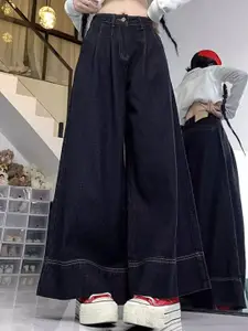 StyleCast Women Comfort Wide Leg High-Rise Stretchable Jeans