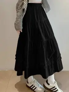 StyleCast Tiered Midi Skirt