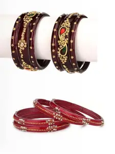 SOMIL Women Traditional Ethnic Kada Set Multicolor Bangles