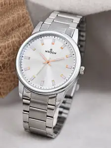 WROGN Men Embellished Dial & Stainless Steel Straps Analogue Watch HOBWRG0494