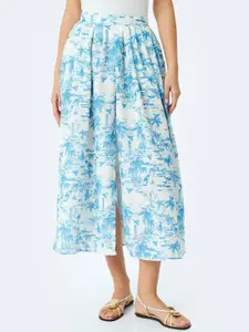 Koton Printed A-Line Maxi Skirt