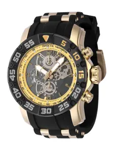 Invicta Men Skeletonized Dial Analogue Watch 48065