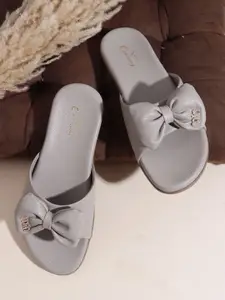 CHINRAAG Women Open Toe Flats With Bow