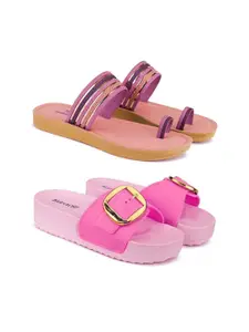 BERSACHE Women Pack Of 2 Classic Ultra Soft Slip-On