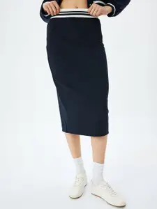 Koton Women Straight Midi Skirt