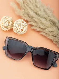 DressBerry Women Grey Wayfarer Sunglasses with Black UV Protected Lens DB-D96-C3