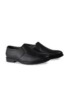 HikBi Men Leather Formal Slip-Ons