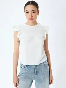 Koton Women Round Neck Top