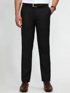 Arrow Men Slim Fit Mid-Rise Flat-Front Formal Trousers