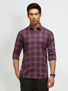 Arrow Sport Men Grid Tattersall Checked Slim Fit Cotton Casual Shirt