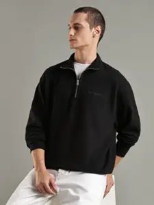 Tommy Hilfiger Men Brand Logo Printed Relaxed Fit Cotton Sweatshirt