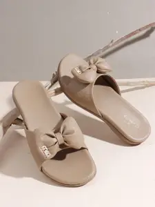 CHINRAAG Women Open Toe Flats with Bows