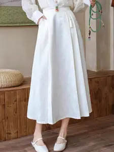 StyleCast A-Line Midi Skirt