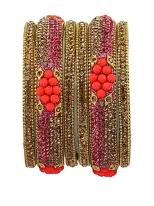 RIJOLI Alloy Artificial Stones & Beads Bangle