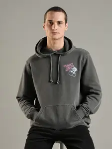 Tommy Hilfiger Europe Men Printed Hooded Sweatshirt