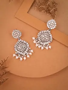 DIVASTRI Contemporary Chandbali Earrings