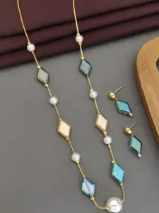 RACHANA FASHION Brass Gold-Plated Necklace