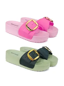 BERSACHE Women Pack Of 2 Sliders