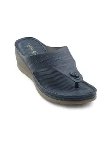 Liberty Round Toe Wedge Heel Sandals