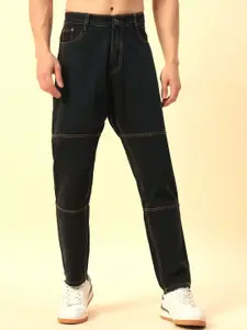 STUDIO NEXX Men Straight Fit Mid-Rise Cotton Jeans