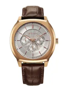 Titan Regalia Arc Quartz Silver Shaped Dial Men's Analog Watch - 90213WL01