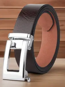 Provogue Men Textured Leather Formal Belt