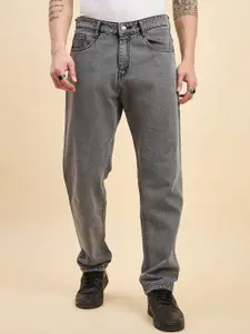 STUDIO NEXX Men Straight Fit Mid-Rise Heavy Fade Jeans