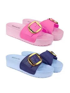 BERSACHE Women Pack Of 2 Sliders