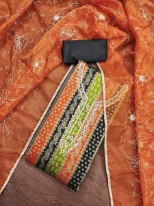 KIMISHA Woven Design Unstitched Dress Material