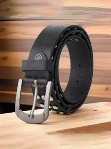 Provogue Men Textured Leather Formal Belt