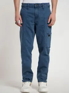 Voi Jeans Men Relaxed Fit Mid-Rise Stretchable Cotton Jeans